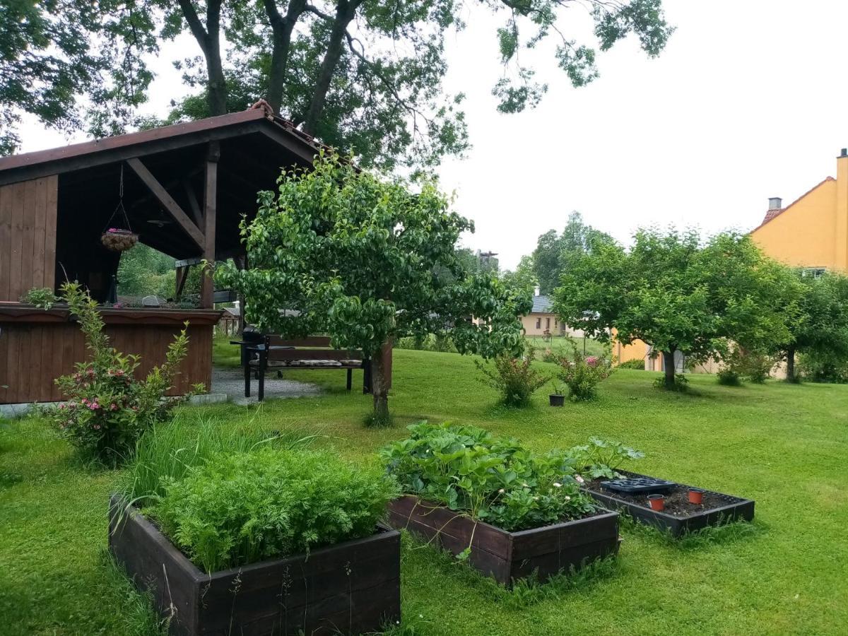 Mija Apartman S Vinnym Sklipkem, Zahradou A Grilem Kájov Exteriör bild
